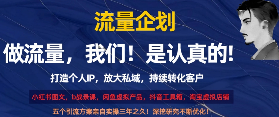 流量企划，打造个人IP，放大私域，持续转化客户【揭秘】-智慧宝库