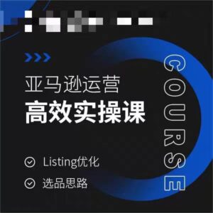 亚马逊运营高效实操课,Listing优化,选品思路-智慧宝库