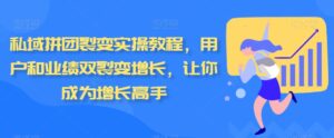 私域拼团裂变实操教程,用户和业绩双裂变增长,让你成为增长高手-智慧宝库