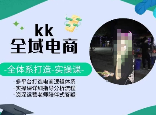 KK全域电商，全体系打造实操课，多平台打造电商逻辑体系-智慧宝库