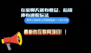 在家聊聊天就有收益，每天200-智慧宝库