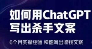 怎样用ChatGPT写下凶手创意文案,6个月实战经验,迅速写下收款创意文案-智慧宝库
